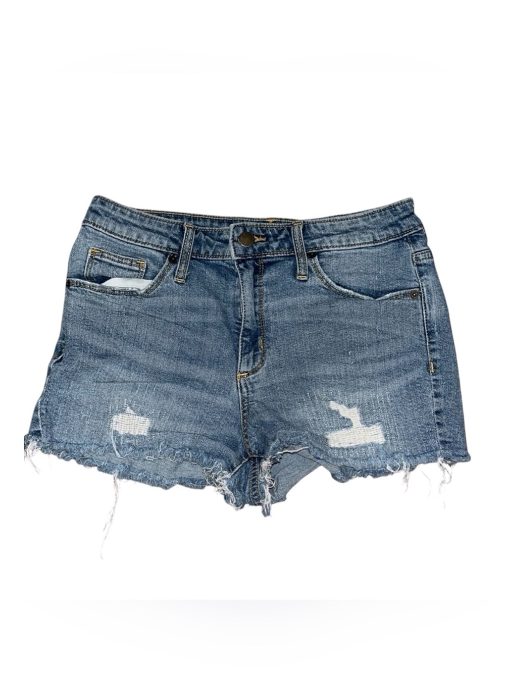 Universal Thread Medium Wash Distressed Jean Shorts